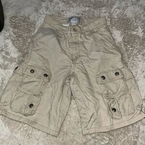 Boys Tan Cargo Shorts